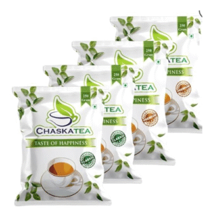 CHASKA TEA Premium Combo – Masala Tea (250g x 2) + Classic Black Tea (250g x 2) + Free Slicer (Pack of 4)
