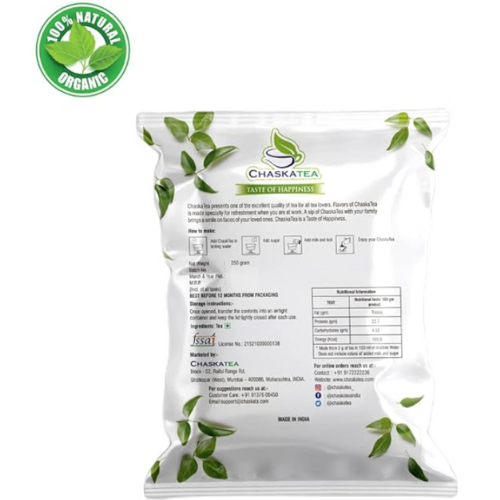 CHASKA TEA Premium Combo – Masala Tea (250g x 2) + Classic Black Tea (250g x 2) + Free Slicer (Pack of 4) - Image 3